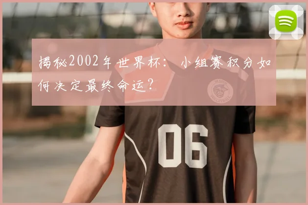 揭秘2002年世界杯:小组赛积分如何决定最终命运?