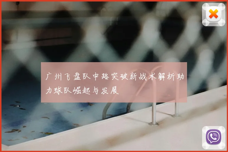 广州飞盘队中路突破新战术解析助力球队崛起与发展